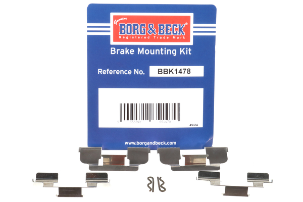 Borg & Beck BBK1478 Brake Pad Fitting Kit