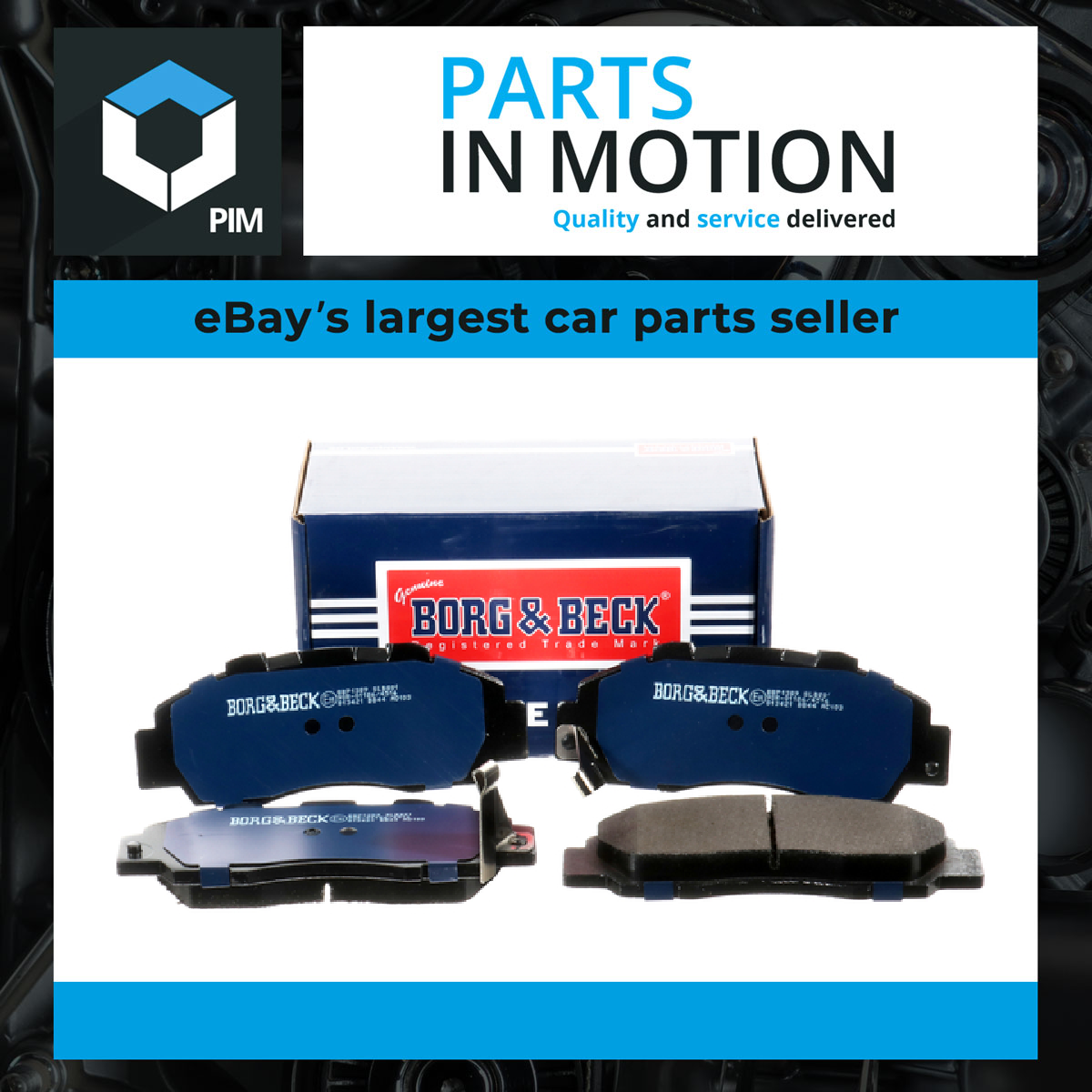 Borg & Beck Brake Pads Set Front BBP1389 [PM673866]