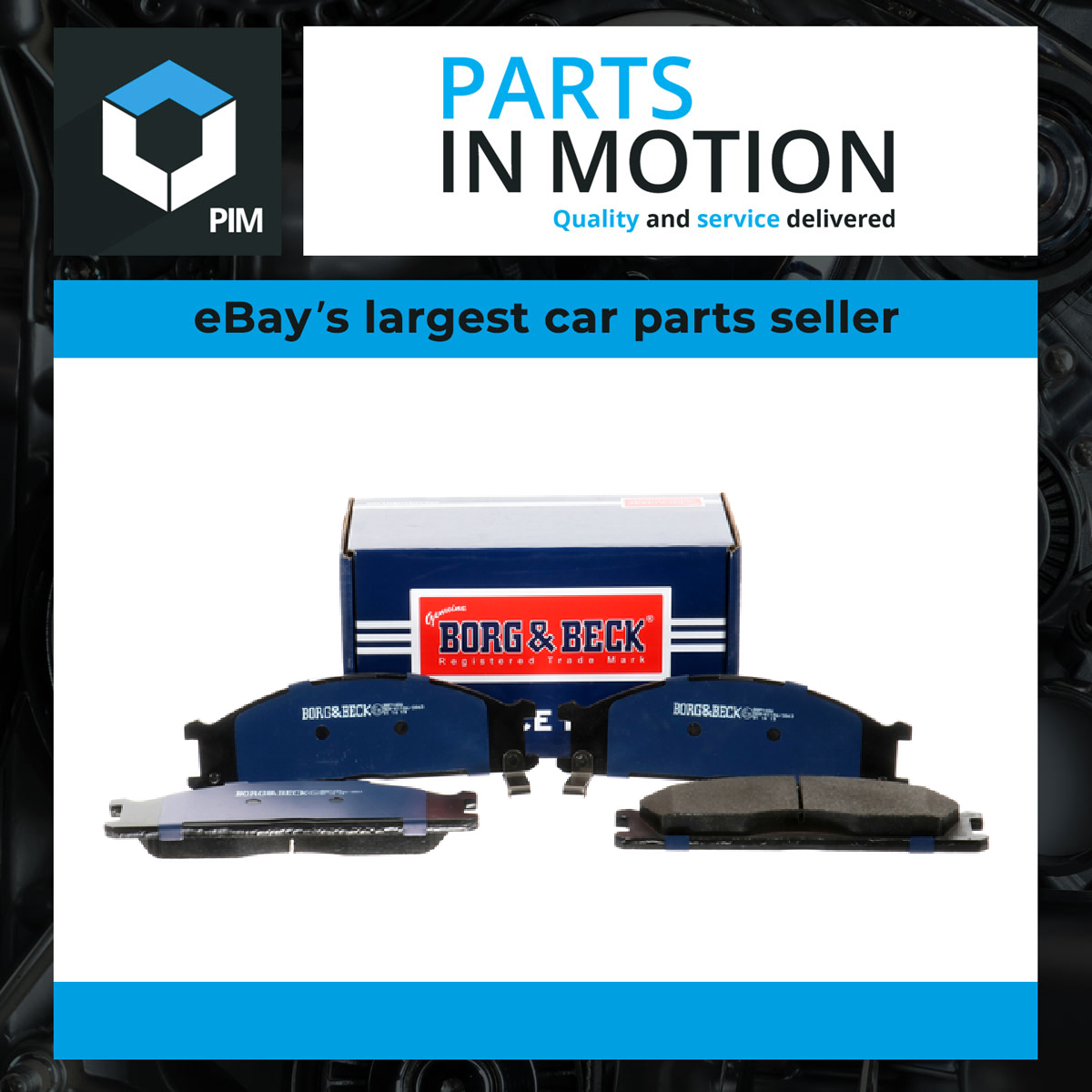 Borg & Beck Brake Pads Set Front BBP1486 [PM673958]