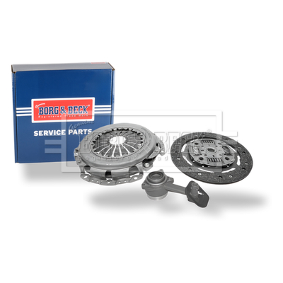 Borg & Beck HKT1037 Clutch Kit 3pc (Cover+Plate+CSC)