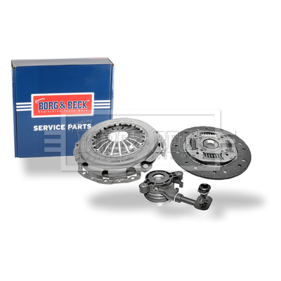 Borg & Beck HKT1167 Clutch Kit 3pc (Cover+Plate+CSC)
