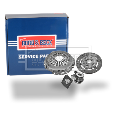 Borg & Beck HKT1195 Clutch Kit 3pc (Cover+Plate+CSC)