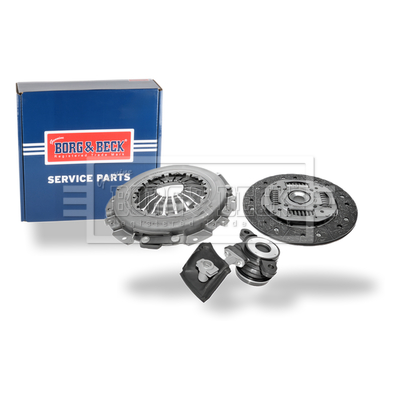 Borg & Beck HKT1225 Clutch Kit 3pc (Cover+Plate+CSC)