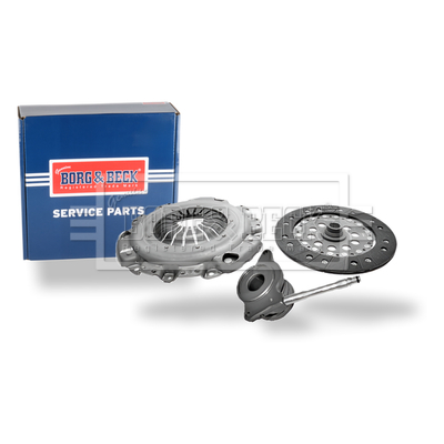 Borg & Beck HKT1244 Clutch Kit 3pc (Cover+Plate+CSC)