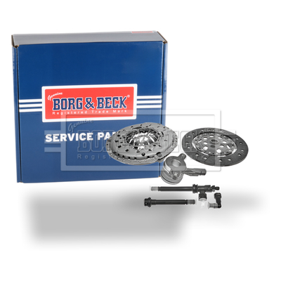 Borg & Beck HKT1271 Clutch Kit 3pc (Cover+Plate+CSC)