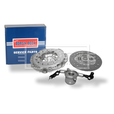 Borg & Beck HKT1296 Clutch Kit 3pc (Cover+Plate+CSC)