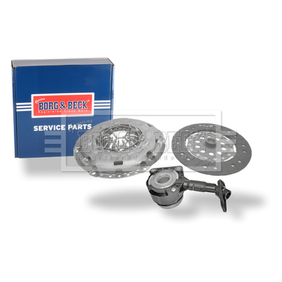 Borg & Beck HKT1380 Clutch Kit 3pc (Cover+Plate+CSC)