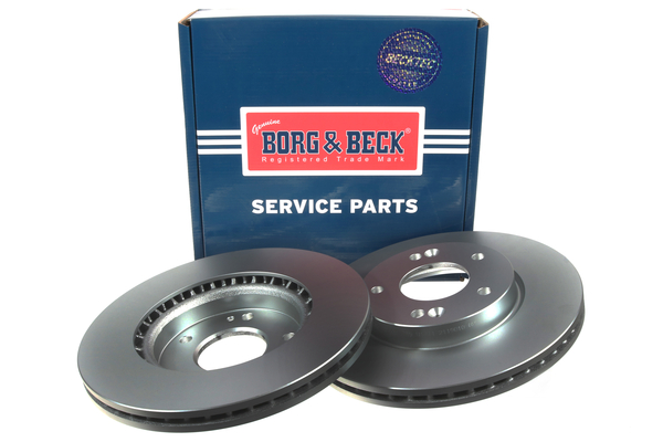 Borg & Beck BBD5278 2x Brake Discs Pair Vented