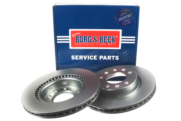 Borg & Beck BBD5357 2x Brake Discs Pair Vented