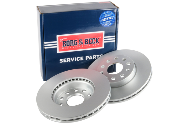 Borg & Beck BBD5393 2x Brake Discs Pair Vented