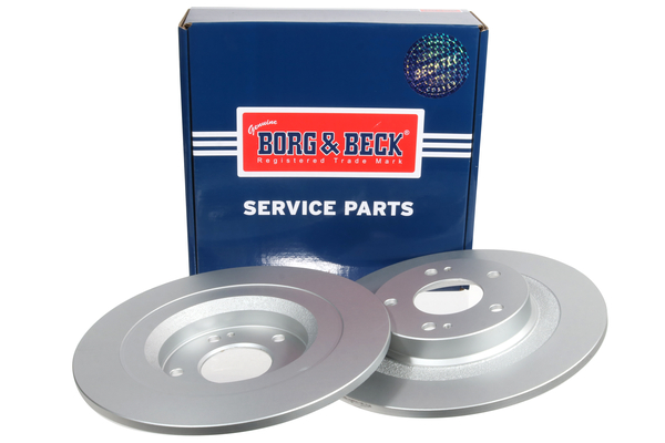 Borg & Beck BBD5396 2x Brake Discs Pair Solid