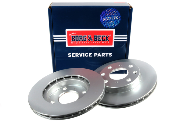 Borg & Beck BBD5415 2x Brake Discs Pair Vented