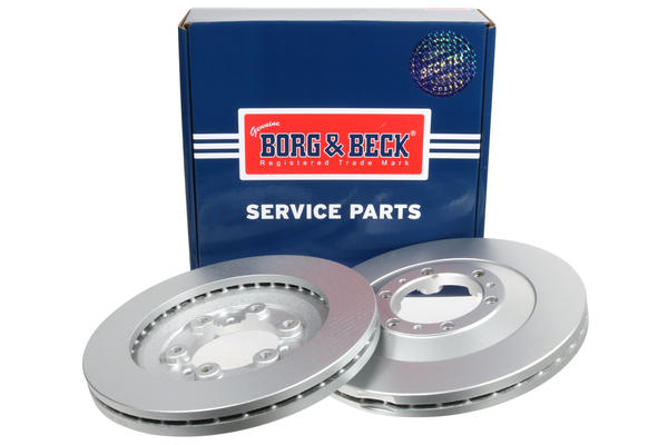 Borg & Beck BBD5421 2x Brake Discs Pair Vented