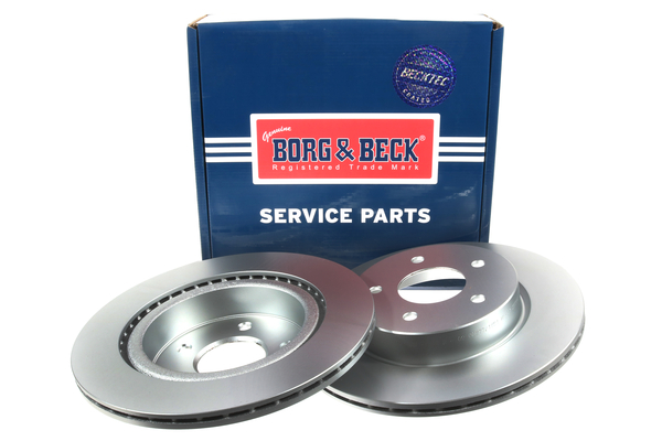 Borg & Beck BBD5424 2x Brake Discs Pair Vented
