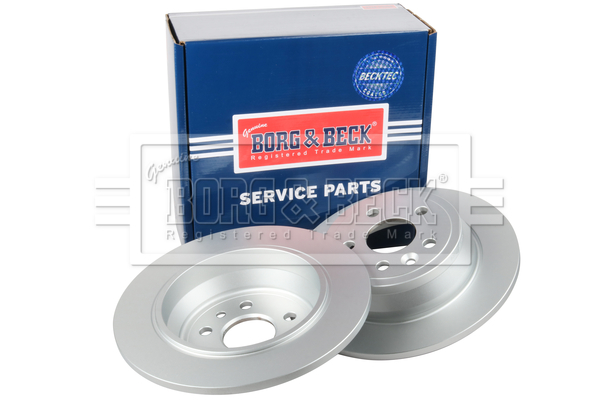Borg & Beck BBD5440 2x Brake Discs Pair Solid
