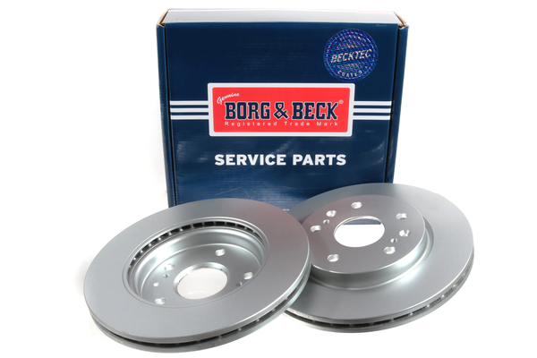 Borg & Beck BBD5441 2x Brake Discs Pair Vented