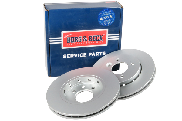Borg & Beck BBD5446 2x Brake Discs Pair Vented