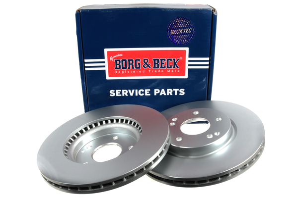 Borg & Beck BBD5447 2x Brake Discs Pair Vented