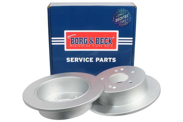 Borg & Beck BBD5452 2x Brake Discs Pair Solid