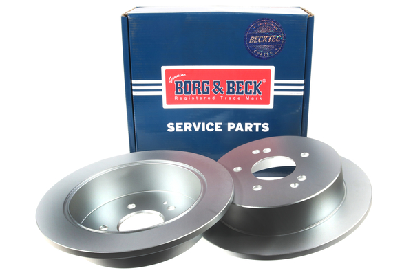 Borg & Beck BBD5453 2x Brake Discs Pair Solid