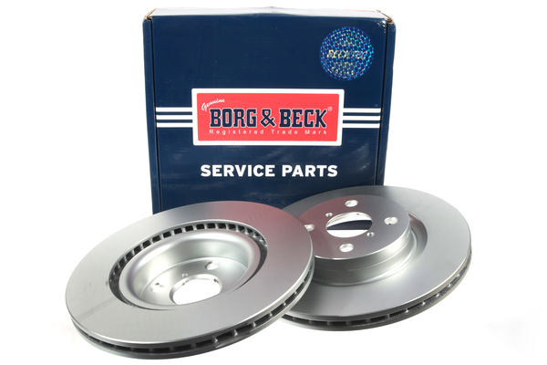 Borg & Beck BBD5460 2x Brake Discs Pair Vented