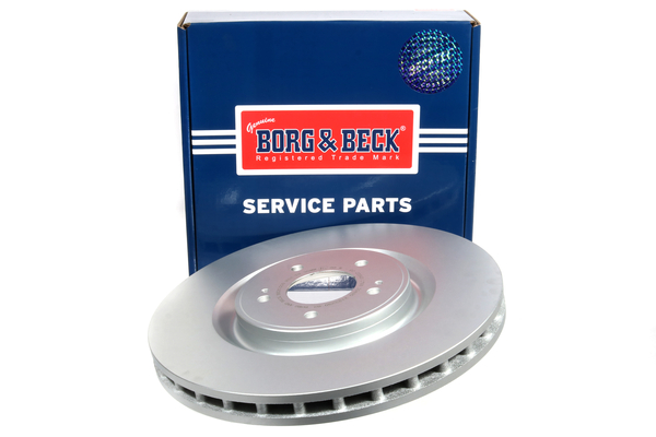 Borg & Beck BBD6100S 2x Brake Discs Pair Vented