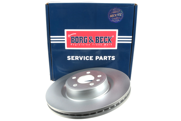 Borg & Beck BBD6122S 2x Brake Discs Pair Vented
