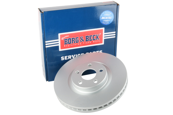 Borg & Beck BBD6124S 2x Brake Discs Pair Vented