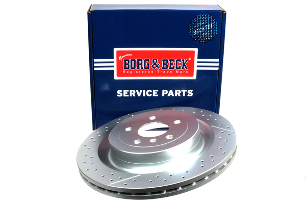 Borg & Beck BBD6131S 2x Brake Discs Pair Vented