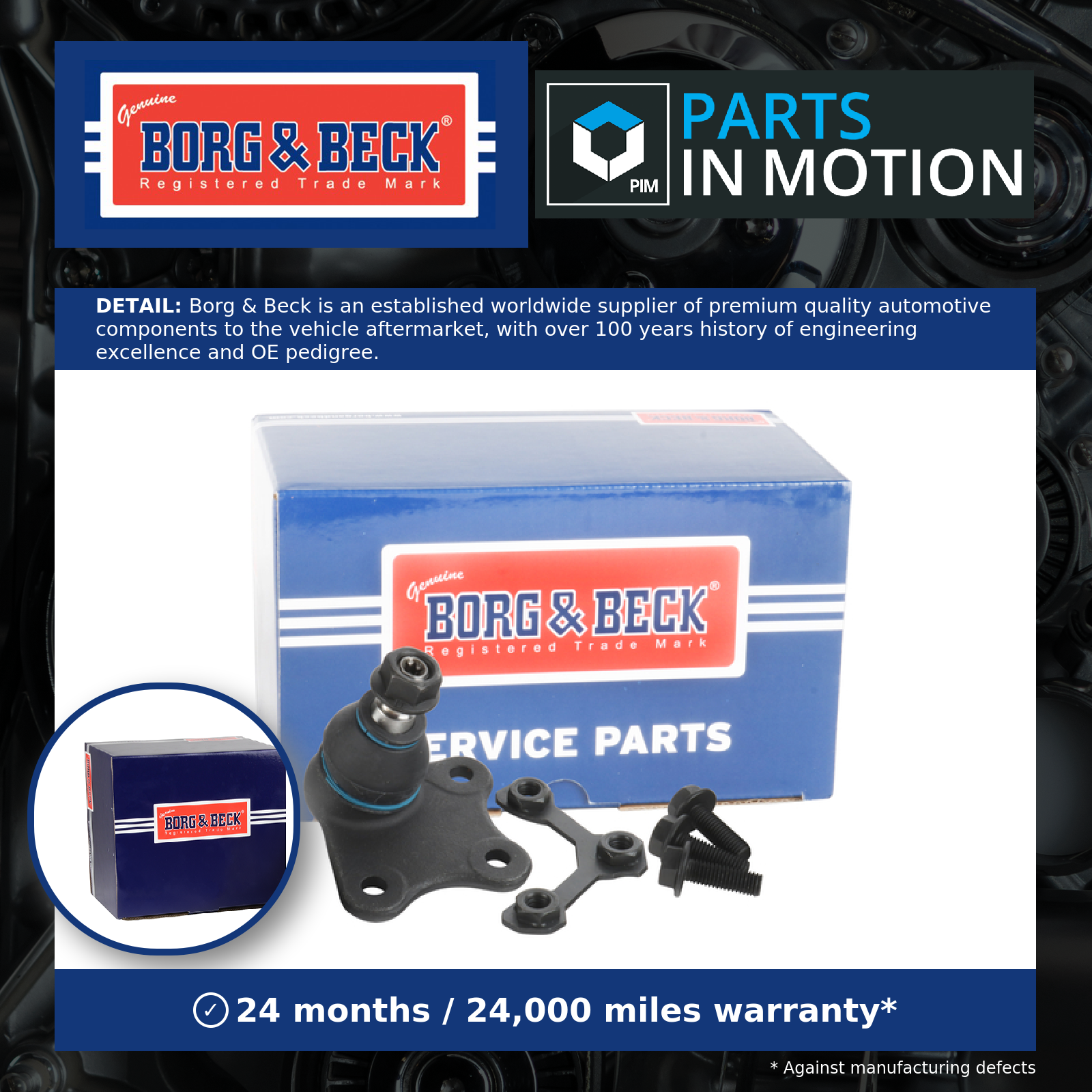 Borg & Beck Ball Joint BBJ5415 [PM1006118]