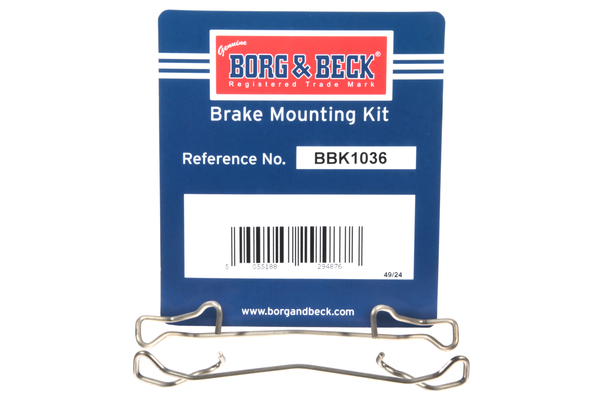 Borg & Beck BBK1036 Brake Pad Fitting Kit