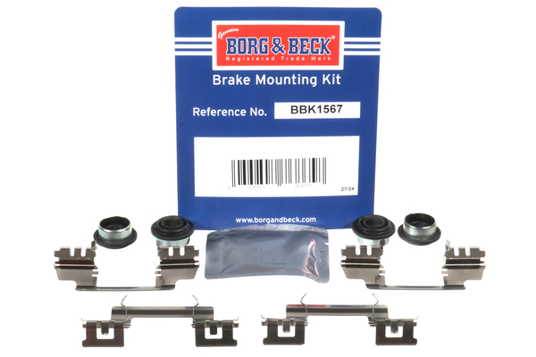 Borg & Beck BBK1567 Brake Pad Fitting Kit