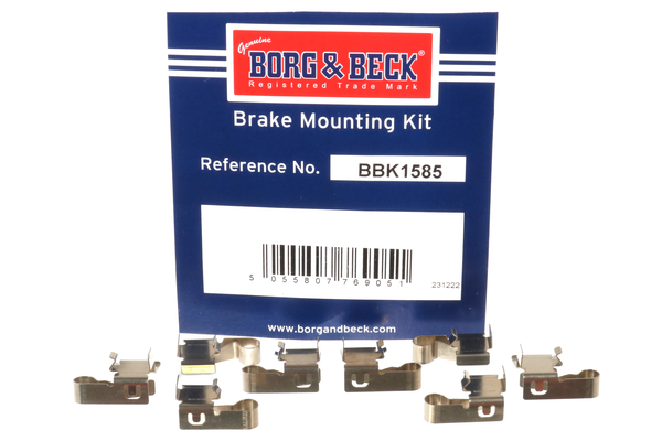 Borg & Beck BBK1585 Brake Pad Fitting Kit
