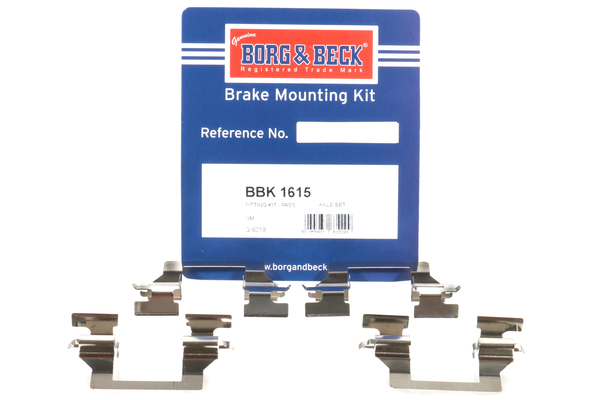 Borg & Beck BBK1615 Brake Pad Fitting Kit