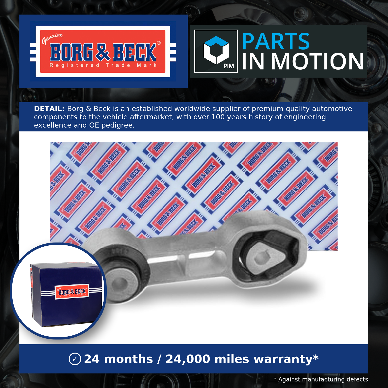 Borg & Beck Engine Mount BEM3538 [PM1013051]