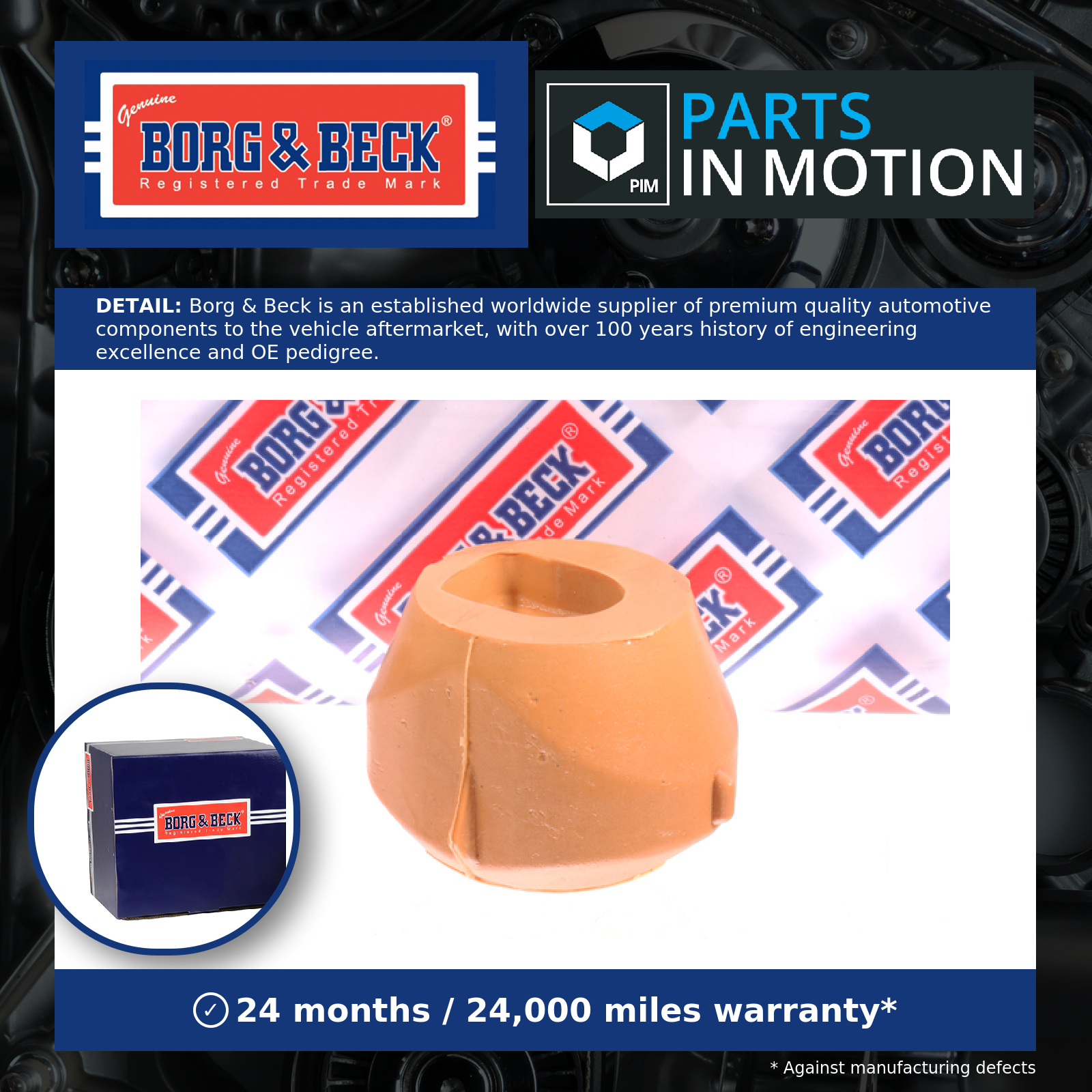 Borg & Beck Engine Mount BEM4195 [PM1013634]