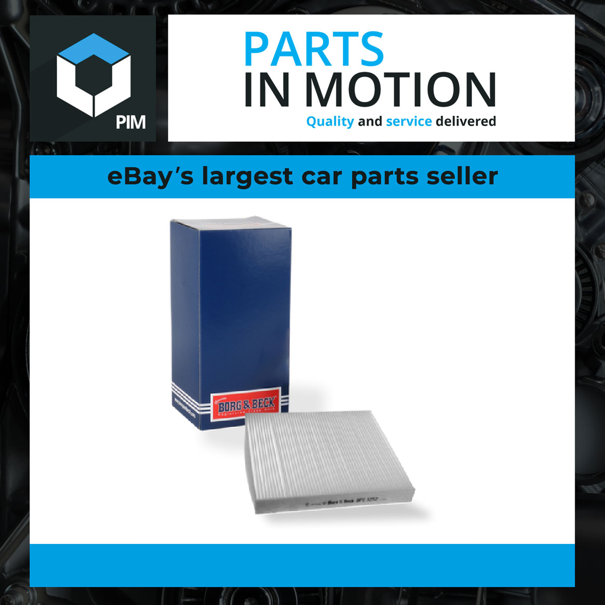 Borg & Beck Pollen / Cabin Filter BFC1252 [PM1014555]