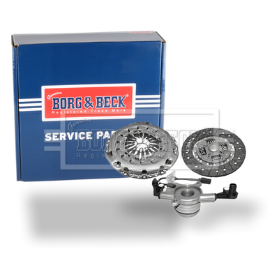 Borg & Beck HKT1537 Clutch Kit 3pc (Cover+Plate+CSC)