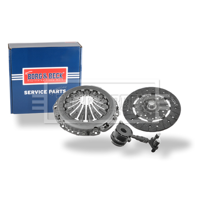 Borg & Beck HKT1567 Clutch Kit 3pc (Cover+Plate+CSC)