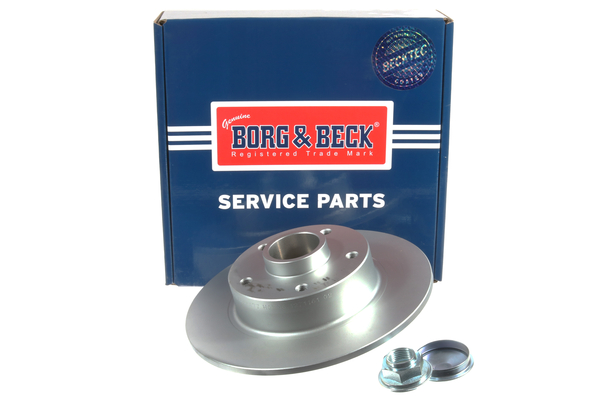Borg & Beck BBD6149S 2x Brake Discs Pair Solid