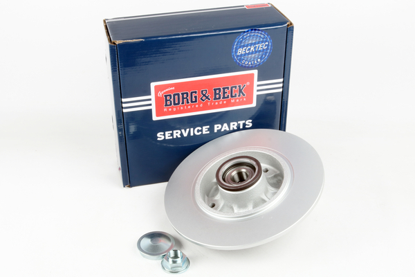 Borg & Beck BBD6150S 2x Brake Discs Pair Solid