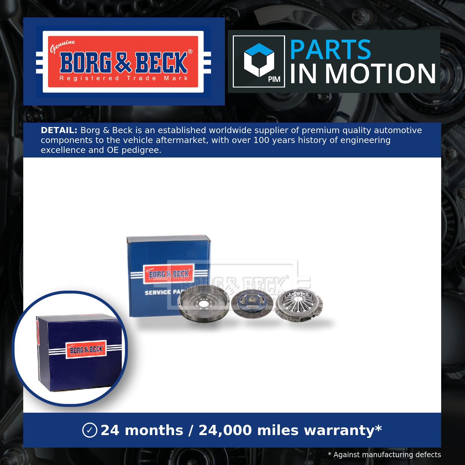 Borg & Beck Dual to Solid Flywheel Clutch Conversion Kit HKF1067 [PM1584506]