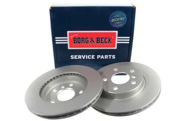 Borg & Beck BBD5494 2x Brake Discs Pair Vented