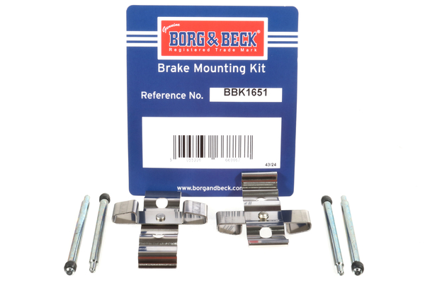 Borg & Beck BBK1651 Brake Pad Fitting Kit