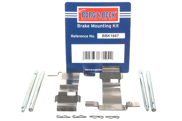 Borg & Beck BBK1667 Brake Pad Fitting Kit