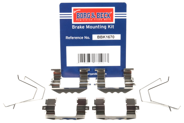Borg & Beck BBK1670 Brake Pad Fitting Kit