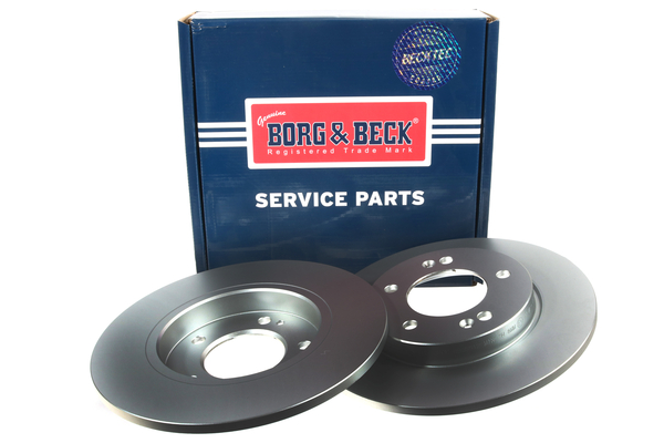 Borg & Beck BBD5512 2x Brake Discs Pair Solid