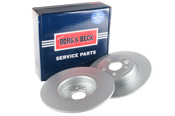 Borg & Beck BBD5513 2x Brake Discs Pair Solid
