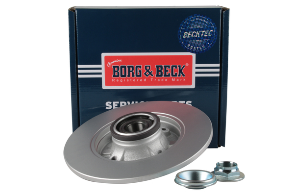 Borg & Beck BBD6194S 2x Brake Discs Pair Solid