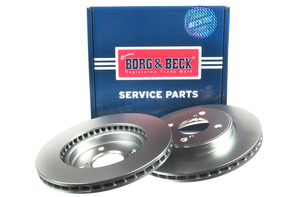 Borg & Beck BBD5520 2x Brake Discs Pair Vented